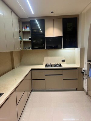 Kitchen in 3.5 BHK Apartment at Ansal Heights Gurgaon, Sector 92 – for Rent