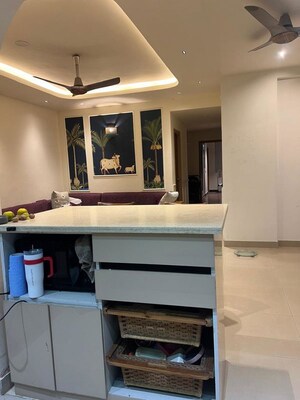 Kitchen in 3.5 BHK Apartment at Ansal Heights Gurgaon, Sector 92 – for Rent