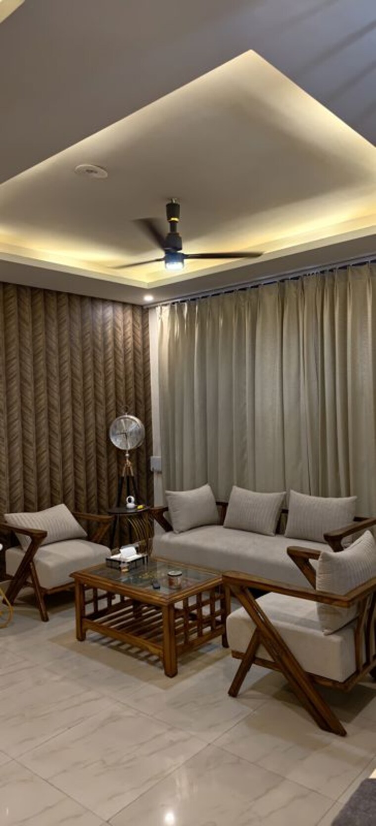 Living Room, kishanpura 2 Bedroom 1200 Sq.Ft. Builder Floor In Kishanpura Zirakpur 10595804