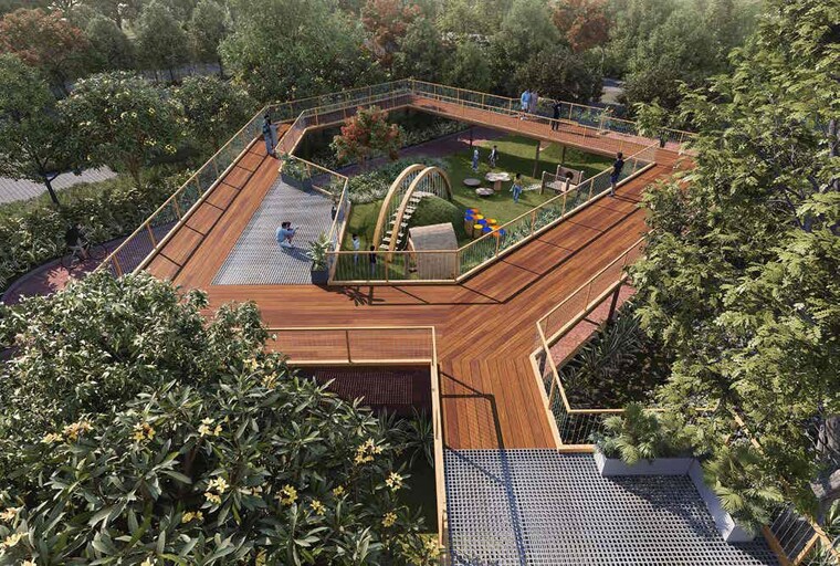 Exterior View, godrej-woodscapes 3.5 Bedroom 2400 Sq.Ft. Apartment In Budigere Cross Bangalore 10595810