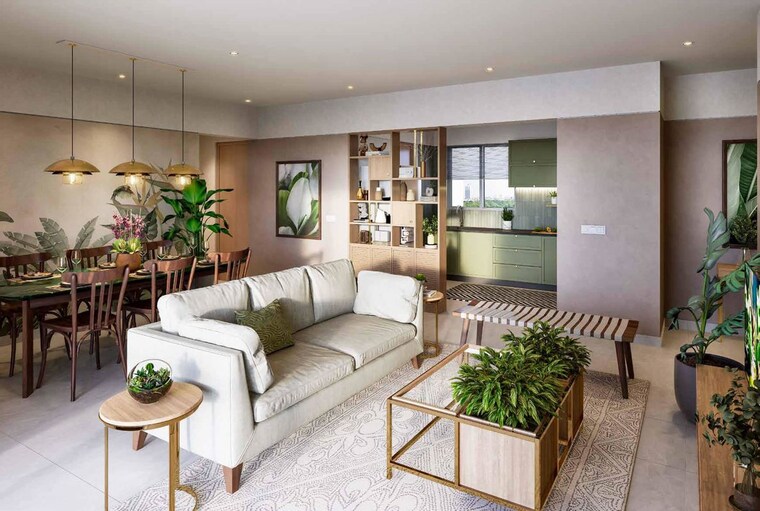 Living Room, godrej-woodscapes 3.5 Bedroom 2400 Sq.Ft. Apartment In Budigere Cross Bangalore 10595810