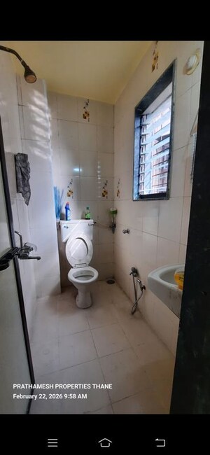Bathroom in 2 BHK Apartment at Manas Vastu Apartment, Naupada – for Rent