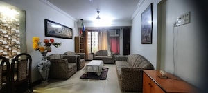 Living Room in 3 BHK Apartment at Ajmera Beverly Hills and Royal Empire, Andheri West – for Sale