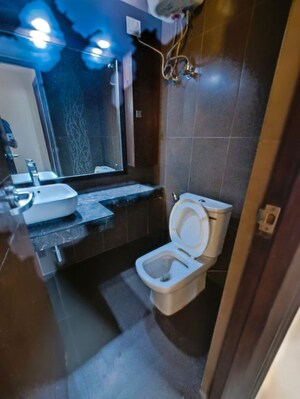 Living Room in 3 BHK Apartment at Unitech Palms, South City 1 – for Rent