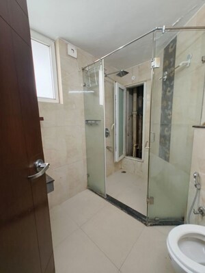 Building Lobby in 3 BHK Apartment at Unitech Palms, South City 1 – for Rent