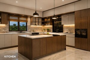 Kitchen in 3 BHK Villa at Marad – for Sale