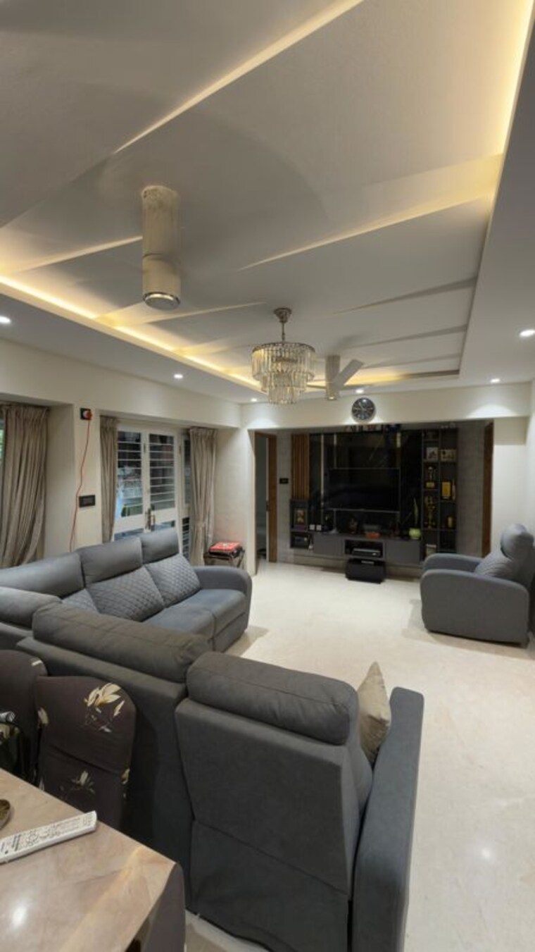 Living Room, ravetkar-100-prabhat 3 Bedroom 1500 Sq.Ft. Apartment In Prabhat Road Pune 10595925