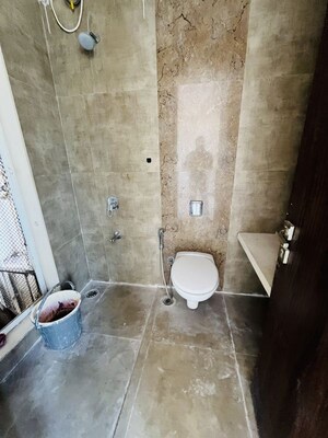 Bathroom in 1 BHK Apartment at Satellite Garden, Goregaon East – for Rent