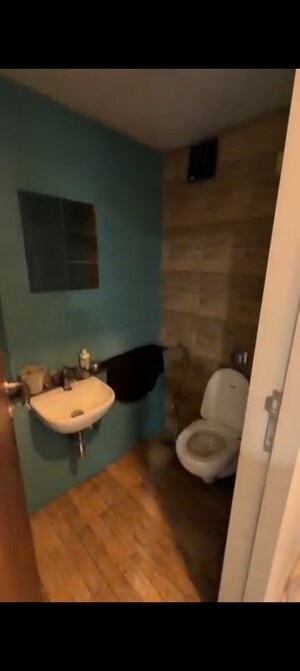 Bathroom in 2 BHK Apartment at Lodha Crown Quality Homes, Majiwada – for Rent