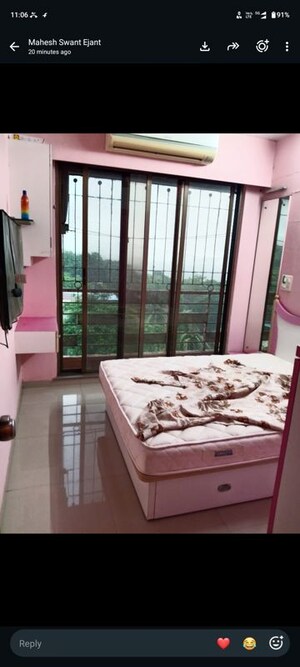 Bedroom in 2 BHK Apartment at Dimple La Belleza, Borivali East – for Rent