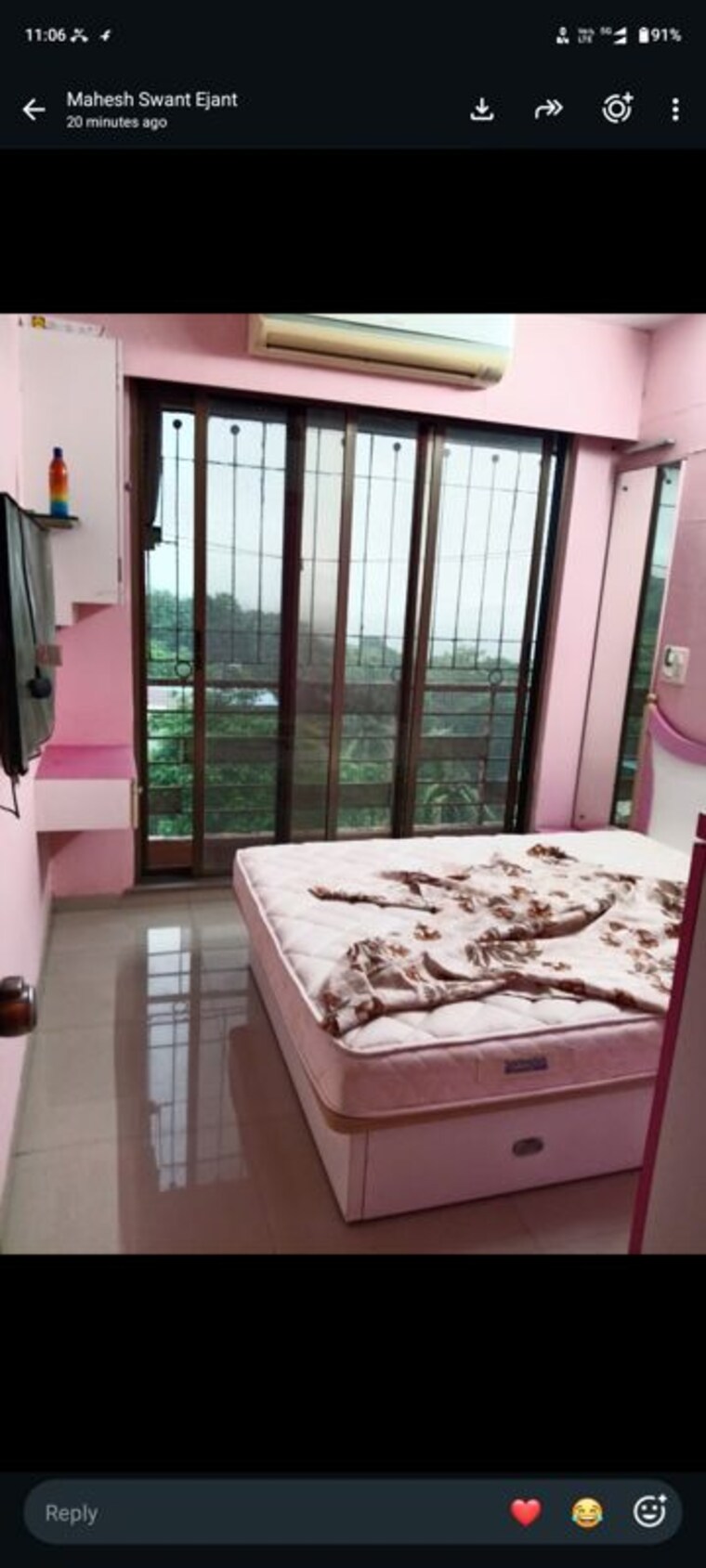 Bedroom, dimple-la-belleza 2 Bedroom 750 Sq.Ft. Apartment In Borivali East Mumbai 10596035