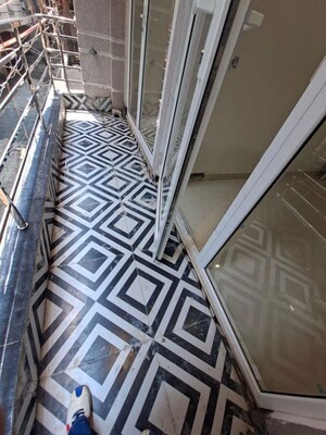 Balcony in 3 BHK Builder Floor at Chattarpur – for Rent