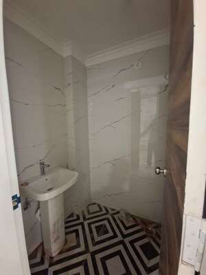 Bathroom in 3 BHK Builder Floor at Chattarpur – for Rent