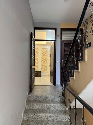 Building Lobby in 3 BHK Builder Floor at Shri Devaji Residency, Dhakoli – for Sale