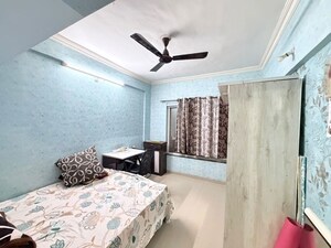 Bedroom in 2 BHK Apartment at GK Dwarka Sai Paradise, Pimple Saudagar – for Rent