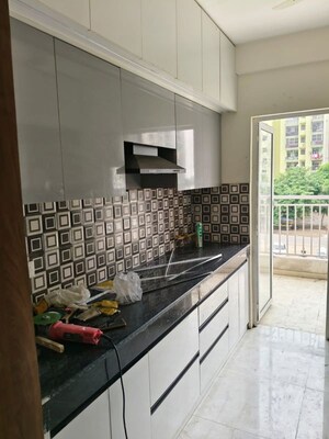 Balcony in 3.5 BHK Apartment at Mittal Rajnagar Residency, Raj Nagar Extension – for Rent