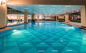 Swimming Pool in 3 BHK Apartment at My Home Tarkshya, Kokapet – for Rent