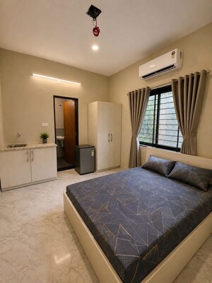 Bedroom in 1 RK Builder Floor at Bangali Square – for Rent