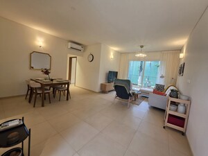 Living Room in 3.5 BHK Apartment at Bhartiya Garden Enclave Nikoo Homes 8, Bellahalli – for Sale