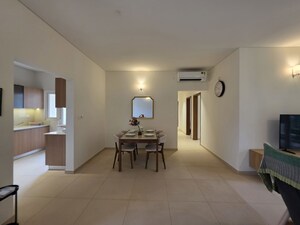 Living Room in 3.5 BHK Apartment at Bhartiya Garden Enclave Nikoo Homes 8, Bellahalli – for Sale
