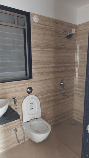 Bathroom in 3 BHK Apartment at Raga Top Towers, Wakad – for Rent