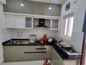 Kitchen in 2.5 BHK Apartment at Hirize Rich Park, Kokapet – for Rent