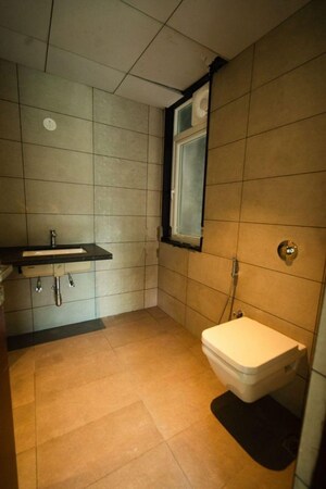 Bathroom in 3.5 BHK Apartment at Trendset Jayabheri Elevate, Madhapur – for Rent