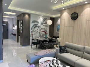 Living Room in 3 BHK Apartment at Nyati Esteban, Undri – for Sale