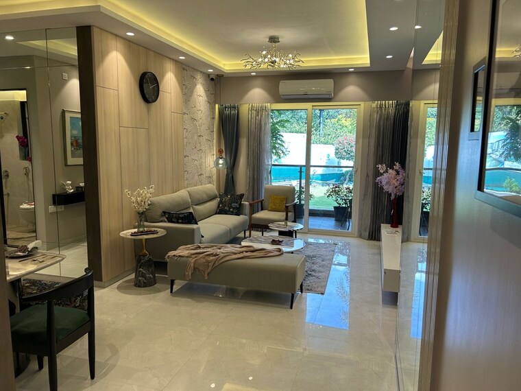 Living Room, nyati-esteban 3 Bedroom 1213 Sq.Ft. Apartment In Undri Pune 10596154