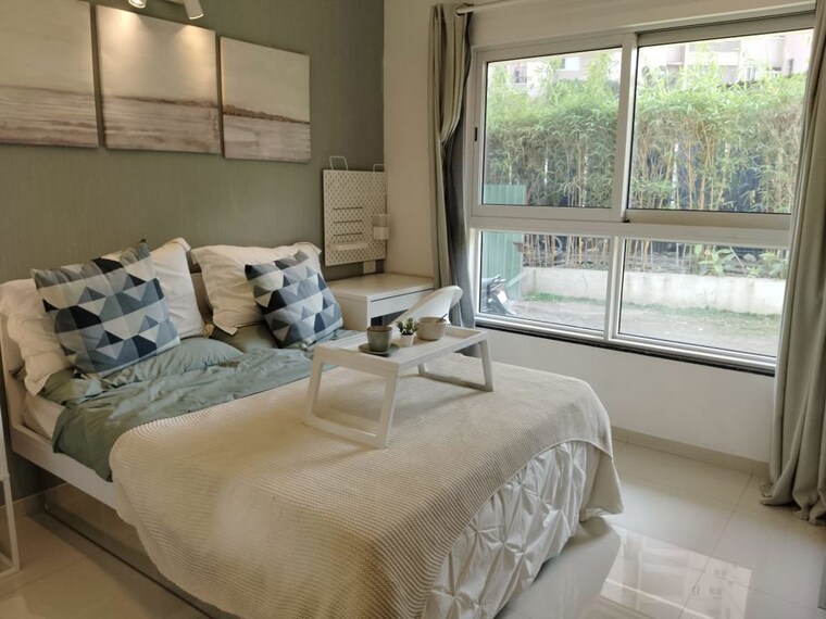 Bedroom, k-raheja-sterling 2 Bedroom 788 Sq.Ft. Apartment In Mohammadwadi Pune 10596183