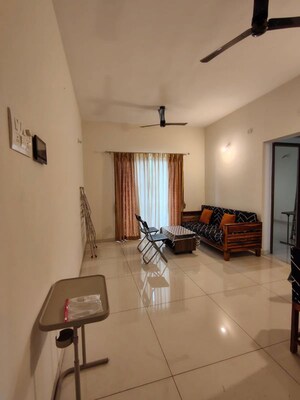 Living Room in 2 BHK Apartment at Megapolis Symphony, Hinjewadi – for Rent