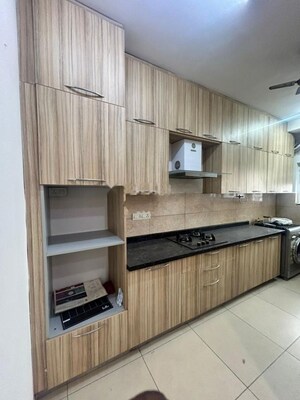 Kitchen in 3 BHK Apartment at Prestige High Fields, Gachibowli – for Rent