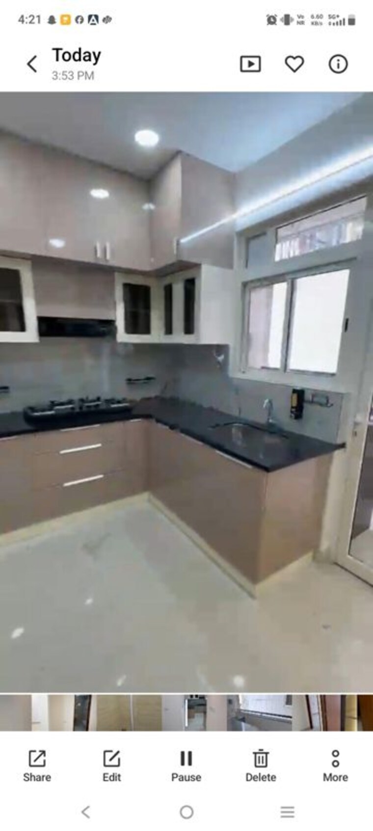 Kitchen, auro-the-pearl 3 Bedroom 2750 Sq.Ft. Apartment In Hi Tech City Hyderabad 10596202