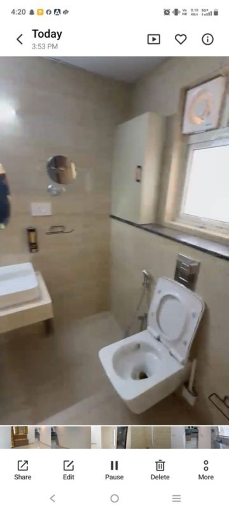 Bathroom, auro-the-pearl 3 Bedroom 2750 Sq.Ft. Apartment In Hi Tech City Hyderabad 10596202