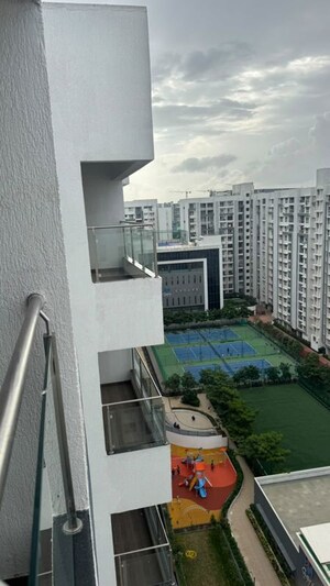 Balcony in 3 BHK Apartment at Gera Planet Of Joy, Kharadi – for Rent
