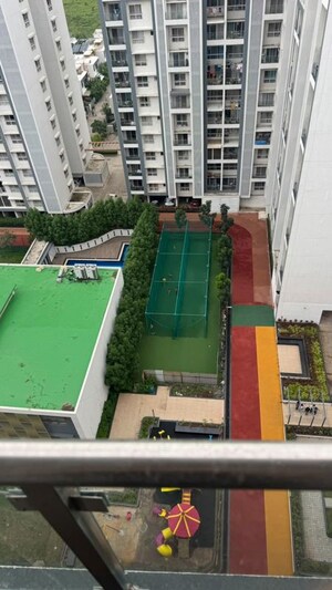 Balcony in 3 BHK Apartment at Gera Planet Of Joy, Kharadi – for Rent