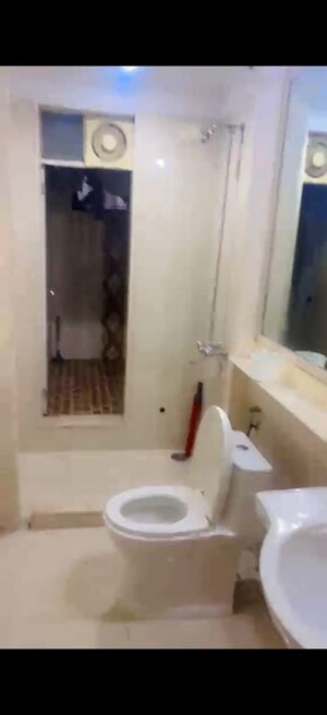Bathroom in 2 BHK Apartment at Hiranandani Meadows, Manpada – for Rent