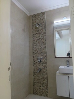 Bathroom in 3 BHK Builder Floor at Chittaranjan Park – for Rent