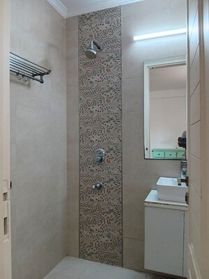 Bathroom in 3 BHK Builder Floor at Chittaranjan Park – for Rent