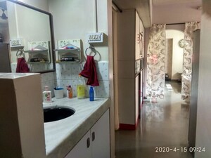 Kitchen in 2.5 BHK Apartment at Shivtirth Nagar – for Rent