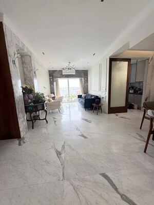 Living Room in 2 BHK Apartment at Maker Tower, Cuffe Parade – for Sale
