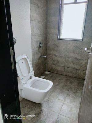 Bathroom in 1 BHK Apartment at Paranjape Trident Towers, Wakad – for Rent