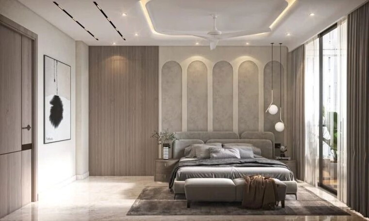 Bedroom, sector 82a 3 Bedroom 1080 Sq.Ft. Builder Floor In Sector 82a Gurgaon 10596285