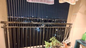Balcony in 3 BHK Apartment at Aditya Empress Towers, Shaikpet – for Rent