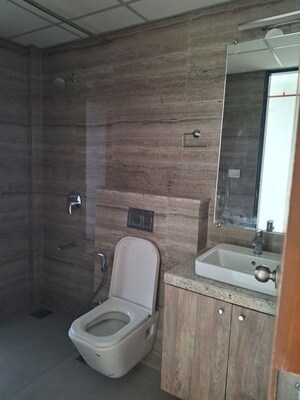 Bathroom in 3 BHK Apartment at Runwal Nirvana, Parel – for Rent