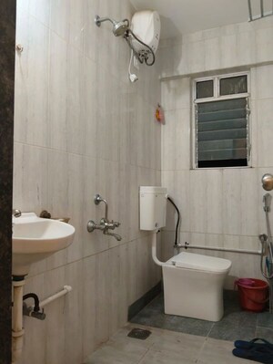 Bathroom in 1 BHK Apartment at Gera Shrishti, Wagholi – for Rent