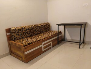 Bedroom in 1 BHK Apartment at Gera Shrishti, Wagholi – for Rent