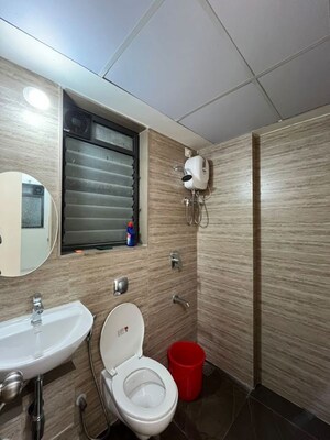 Bathroom in 1 BHK Apartment at Lodha Golden Dream, Dombivli East – for Rent
