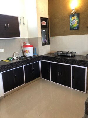 Kitchen in Studio Independent House at Sunrakh Bangar – for Rent