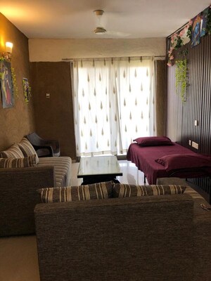 Living Room in Studio Independent House at Sunrakh Bangar – for Rent